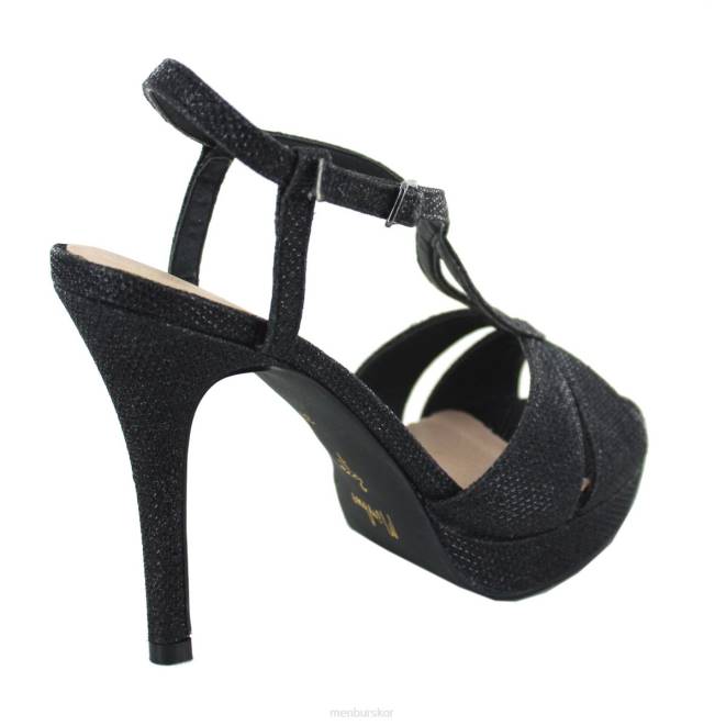 Menbur kvinnor svart sori högklackat 608J4437