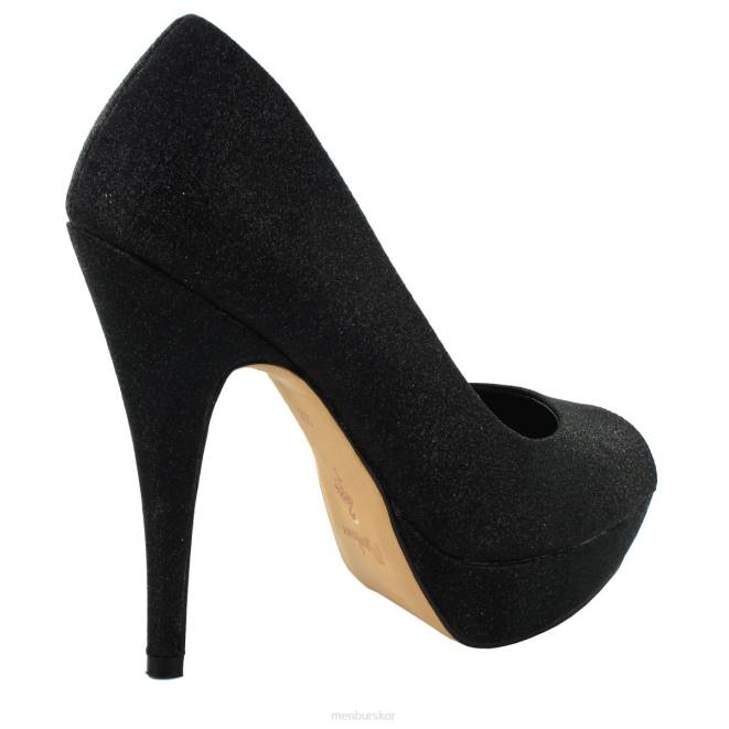 Menbur kvinnor svart sotogordo högklackat 608J4229
