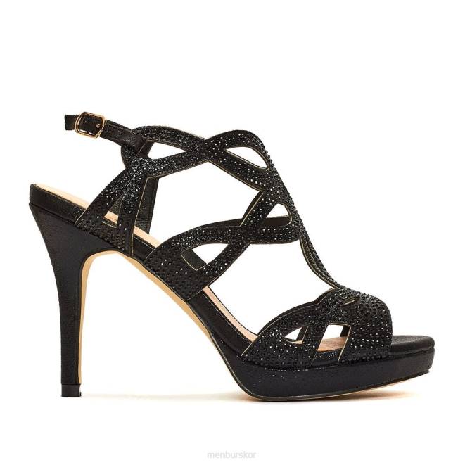 Menbur kvinnor svart staletti högklackat 608J4435