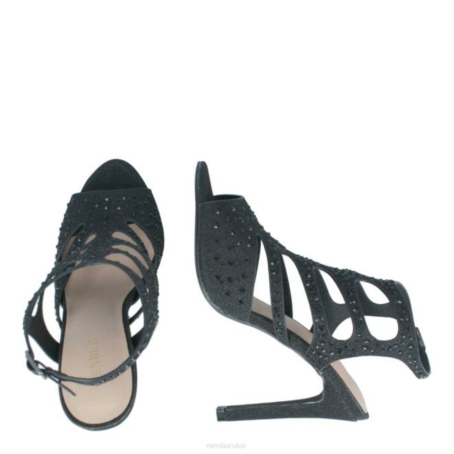 Menbur kvinnor svart sterpeto högklackat 608J941