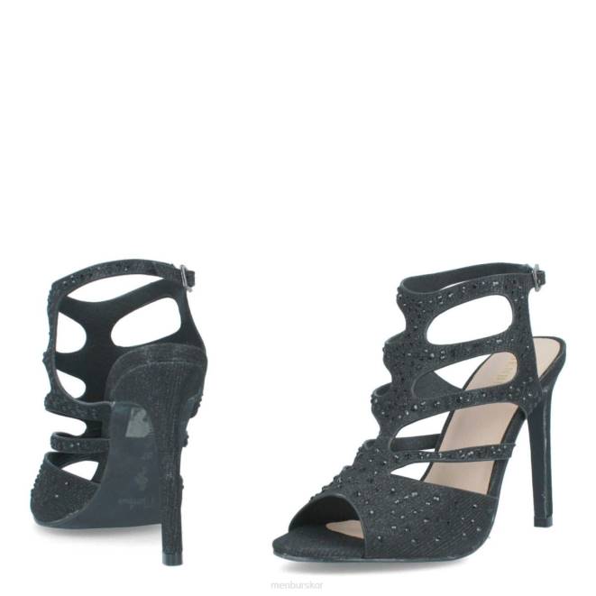 Menbur kvinnor svart sterpeto högklackat 608J941