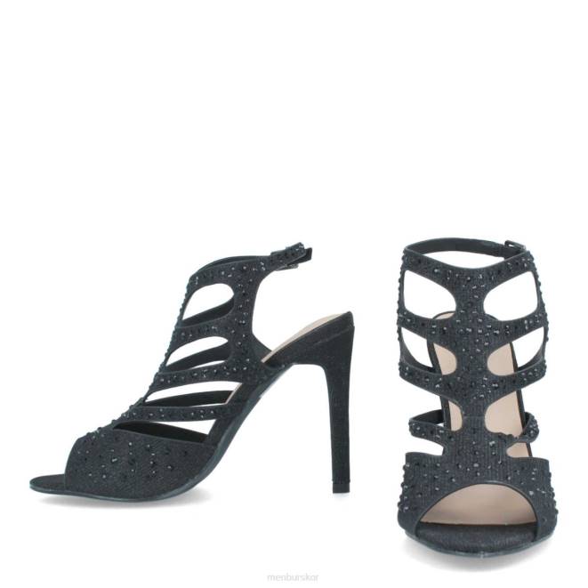Menbur kvinnor svart sterpeto högklackat 608J941
