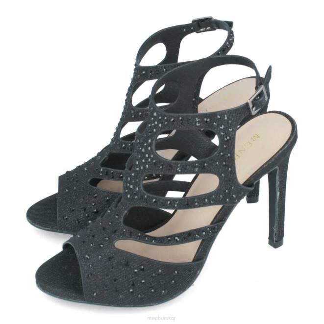 Menbur kvinnor svart sterpeto högklackat 608J941