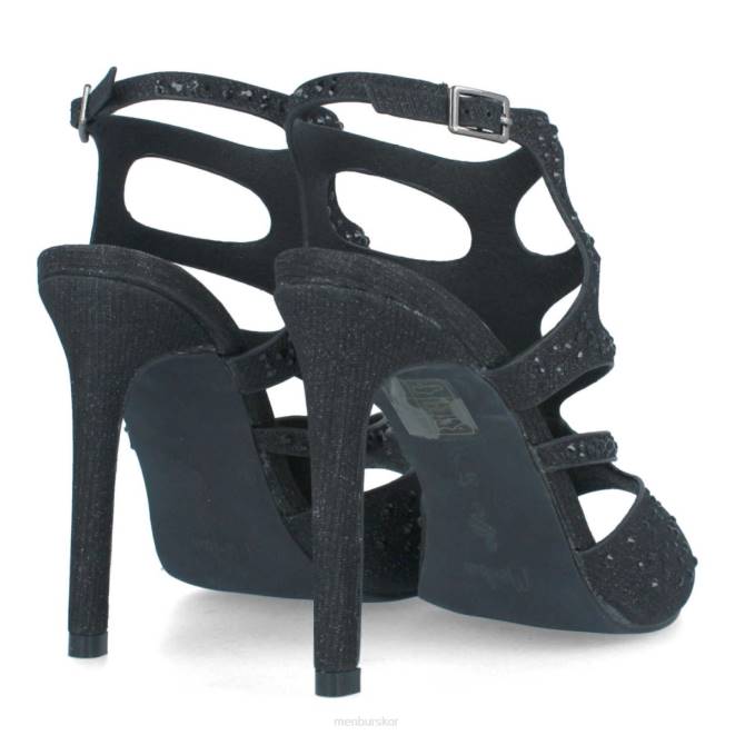 Menbur kvinnor svart sterpeto högklackat 608J941