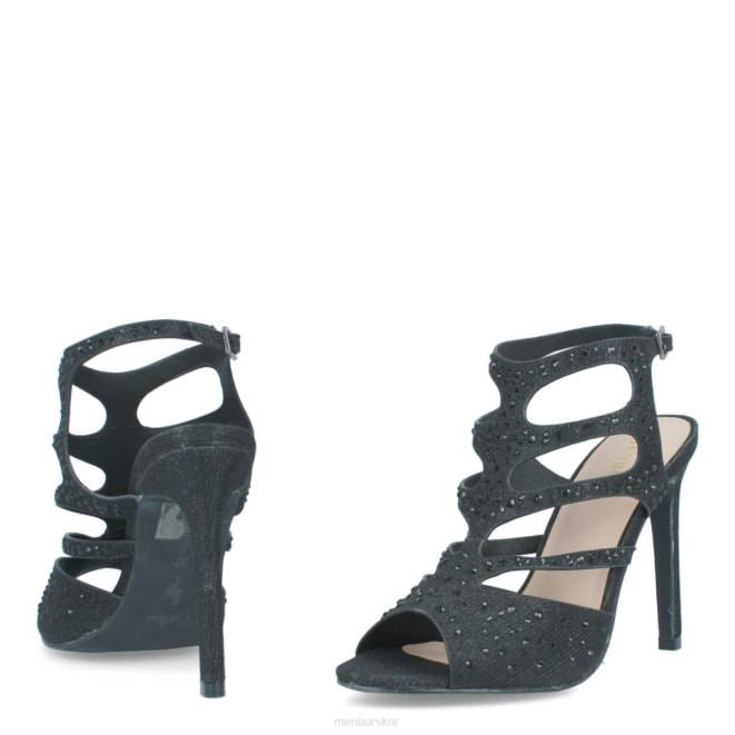 Menbur kvinnor svart sterpeto högklackat 608J941