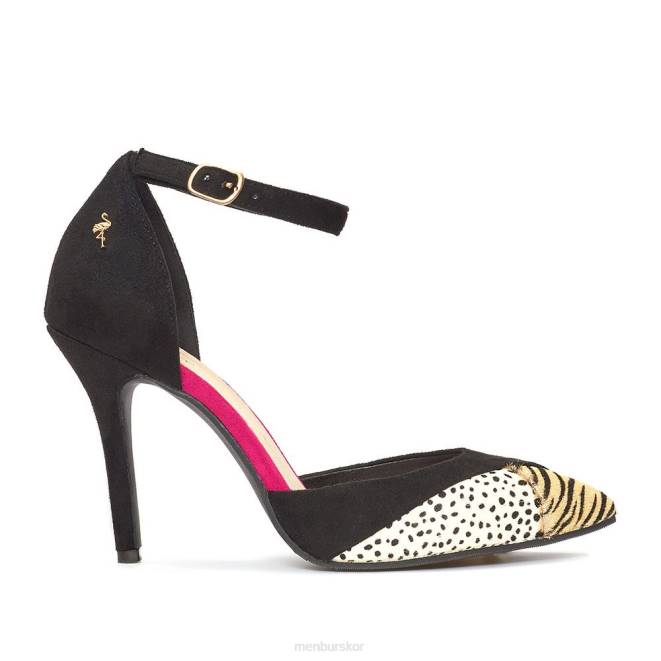 Menbur kvinnor svart straorino högklackat 608J5255