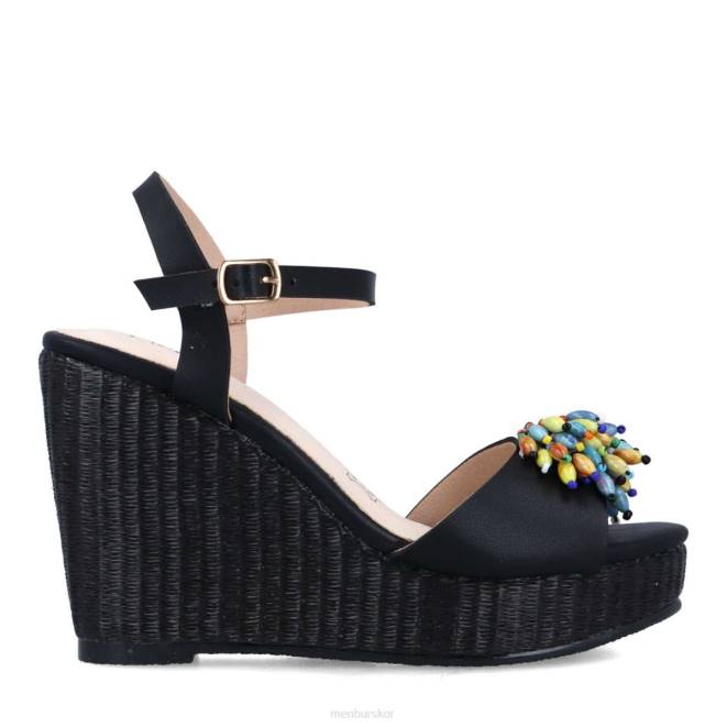 Menbur kvinnor svart temis högklackat 608J1510