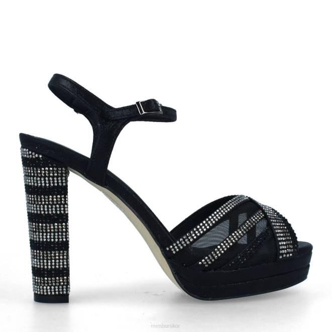 Menbur kvinnor svart teolo högklackat 608J937