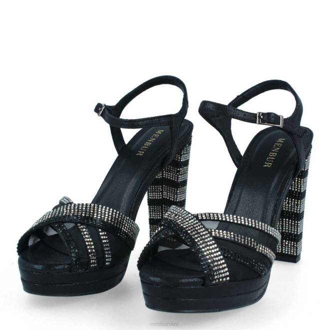 Menbur kvinnor svart teolo högklackat 608J937