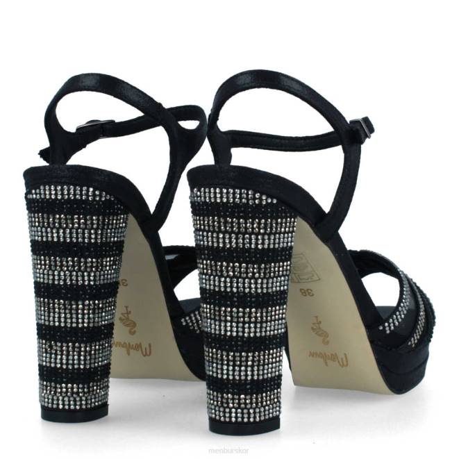 Menbur kvinnor svart teolo högklackat 608J937