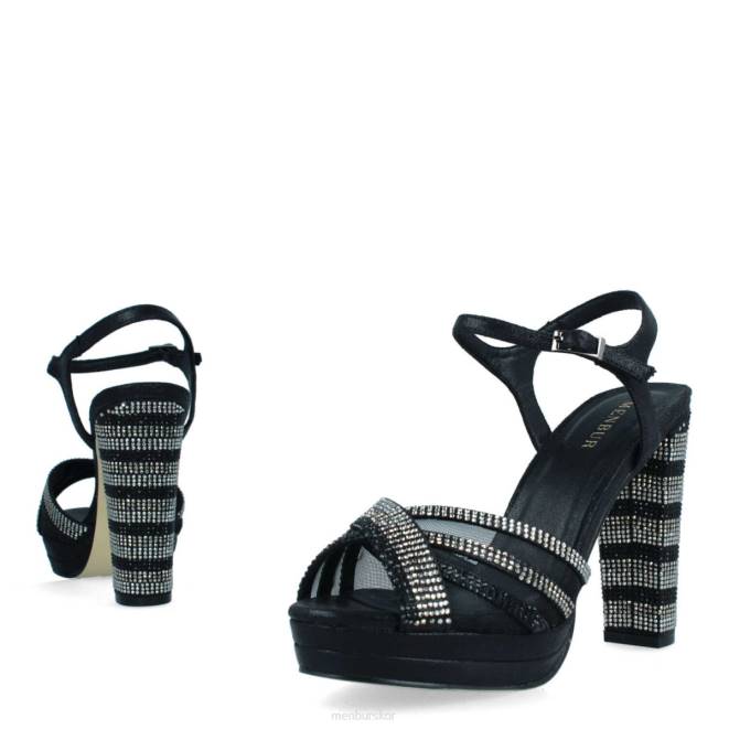 Menbur kvinnor svart teolo högklackat 608J937