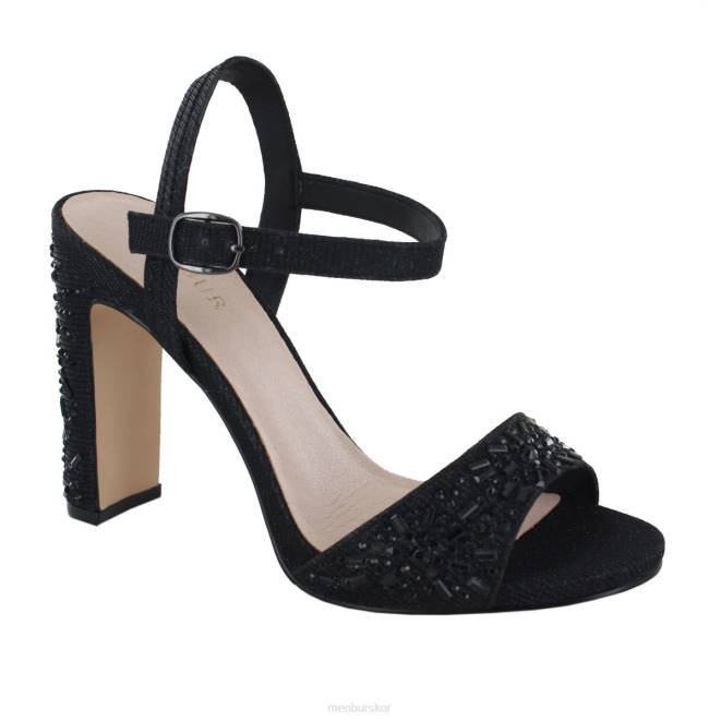 Menbur kvinnor svart termeno högklackat 608J4045