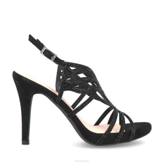 Menbur kvinnor svart tertenia högklackat 608J4036