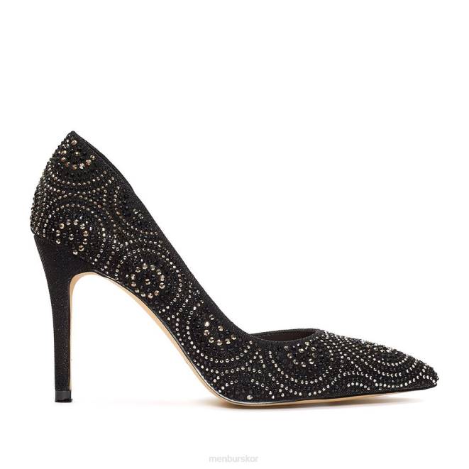 Menbur kvinnor svart tolleri högklackat 608J981