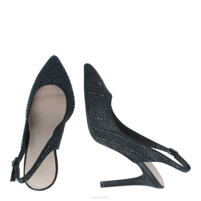 Menbur kvinnor svart tomaini högklackat 608J903