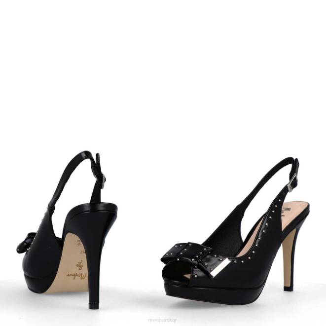 Menbur kvinnor svart tomba högklackat 608J4243