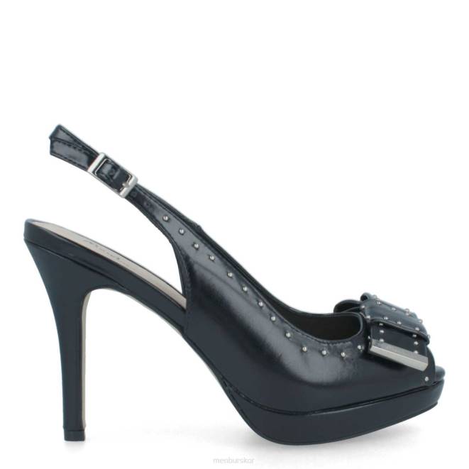 Menbur kvinnor svart tomba högklackat 608J4243