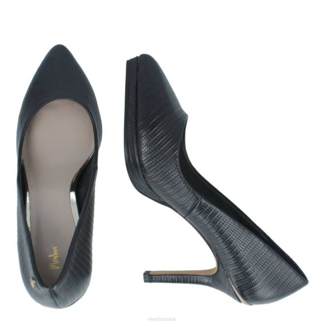 Menbur kvinnor svart turano högklackat 608J5071