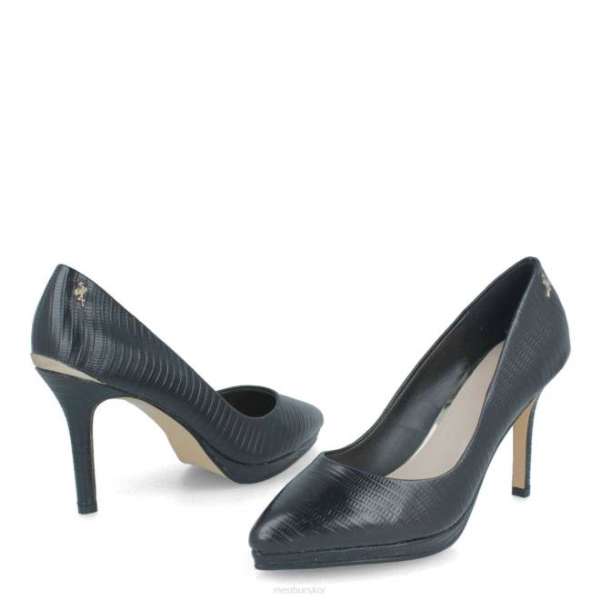 Menbur kvinnor svart turano högklackat 608J5071