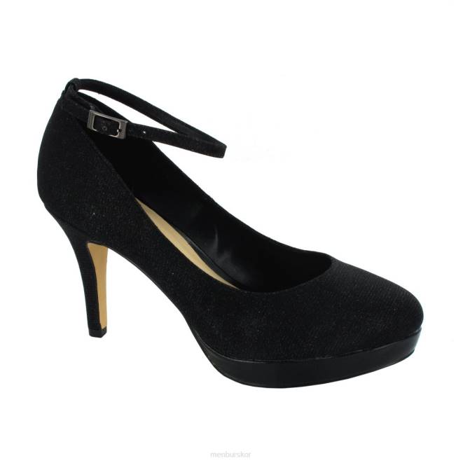 Menbur kvinnor svart umbrete högklackat 608J1202