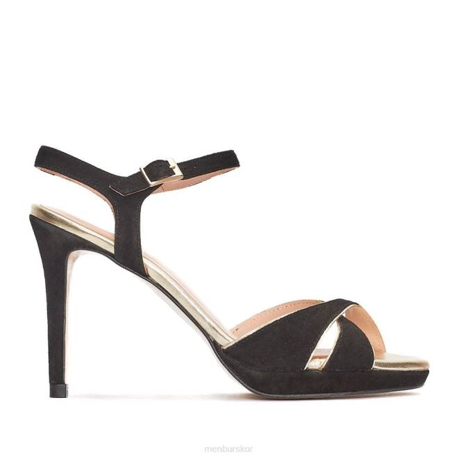 Menbur kvinnor svart usi högklackat 608J4262