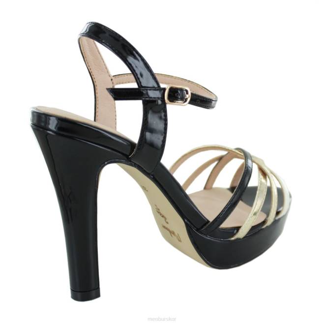 Menbur kvinnor svart vallescura högklackat 608J1076