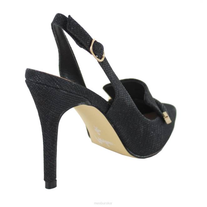 Menbur kvinnor svart venedig högklackat 608J904
