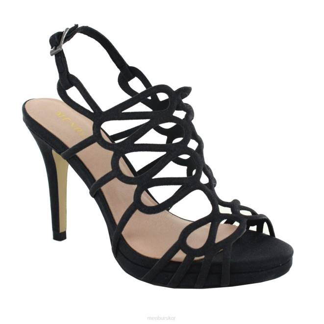 Menbur kvinnor svart ventaroli högklackat 608J4458