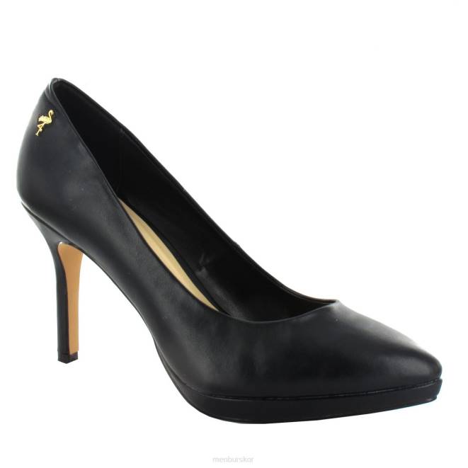 Menbur kvinnor svart vera högklackat 608J4537