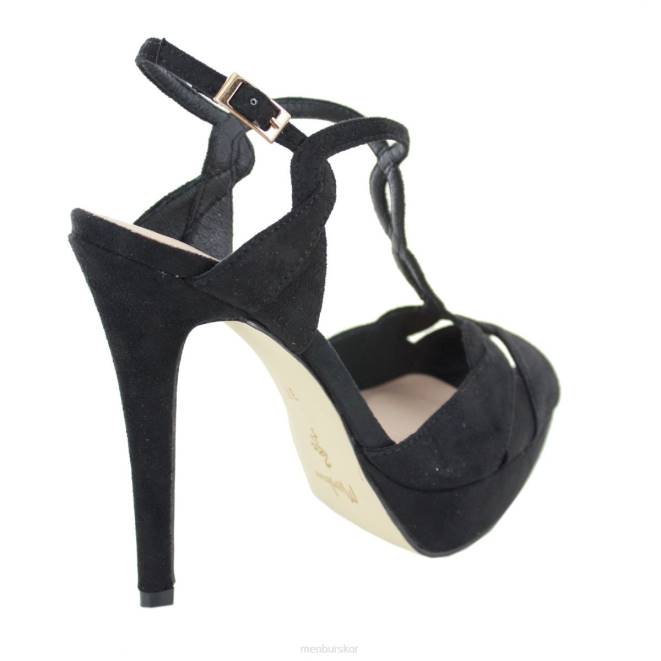 Menbur kvinnor svart vincolise högklackat 608J4145