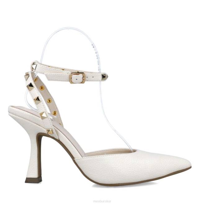 Menbur kvinnor vit Libra högklackat 608J755