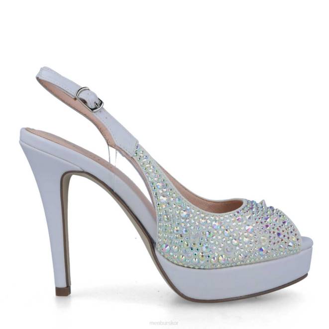 Menbur kvinnor vit borgorose högklackat 608J1489