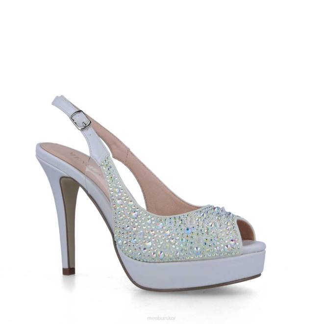 Menbur kvinnor vit borgorose högklackat 608J1489