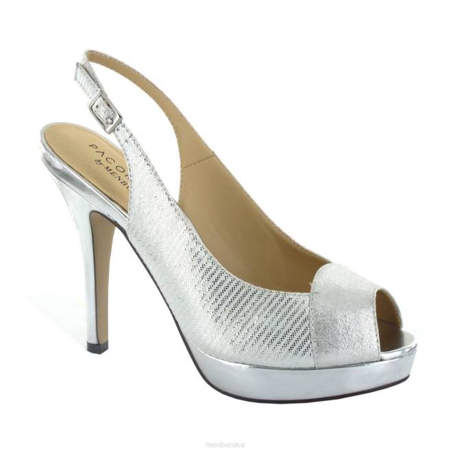 Menbur kvinnor vit escoznar högklackat 608J1151