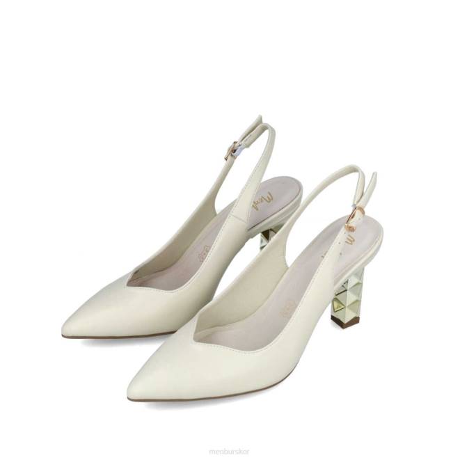Menbur kvinnor vit hydra högklackat 608J751