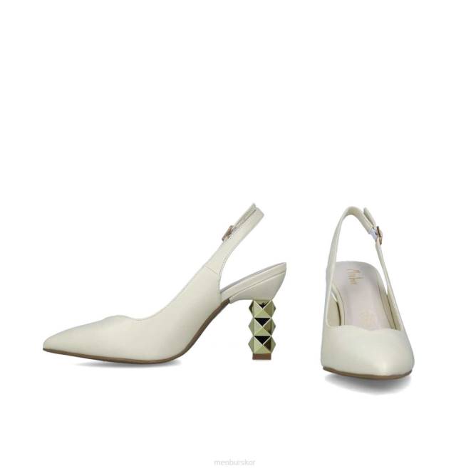 Menbur kvinnor vit hydra högklackat 608J751