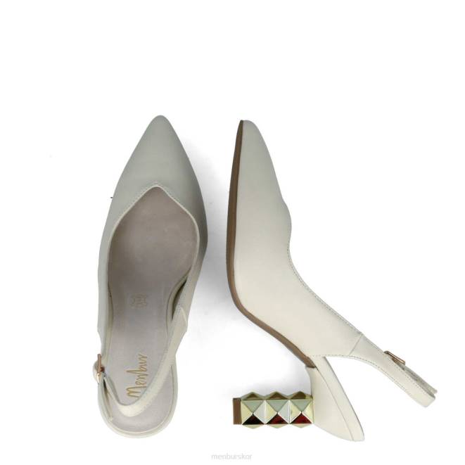 Menbur kvinnor vit hydra högklackat 608J751