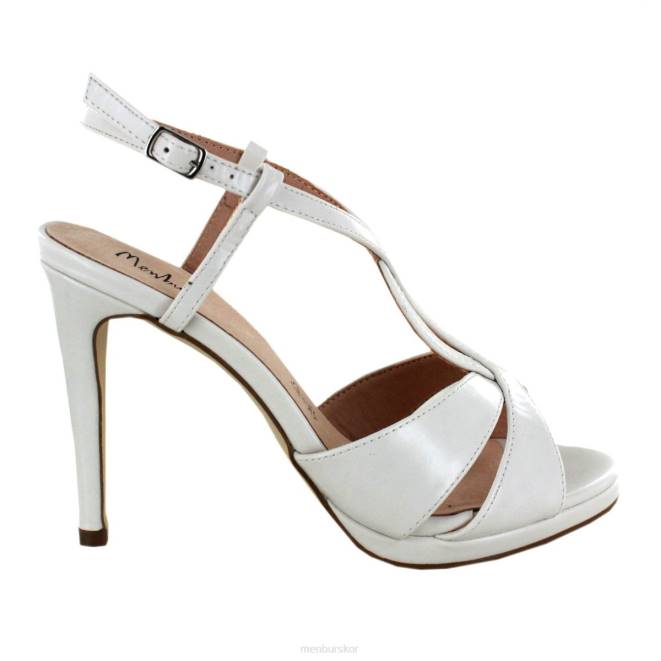 Menbur kvinnor vit toscana högklackat 608J4439