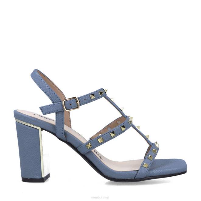 Menbur kvinnor azul claro Paydia mellan och låga klackar 608J1682