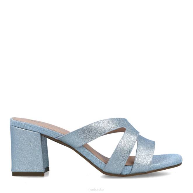 Menbur kvinnor azul claro estilbo mellan och låga klackar 608J1688