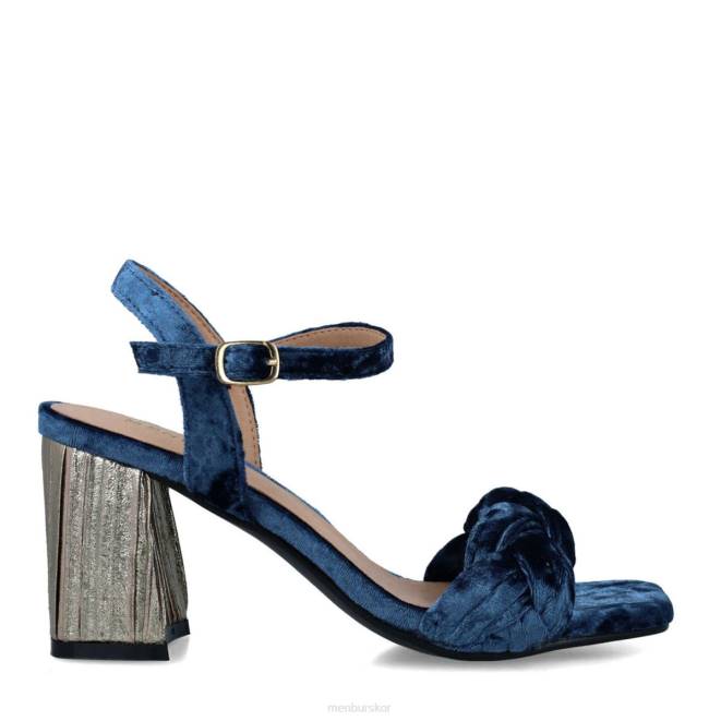 Menbur kvinnor azul claro nuummita mellan och låga klackar 608J5689