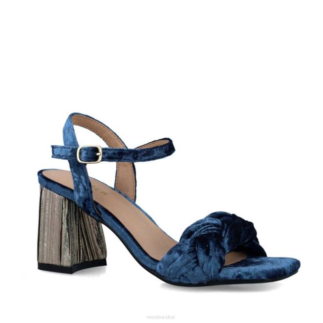 Menbur kvinnor azul claro nuummita mellan och låga klackar 608J5689