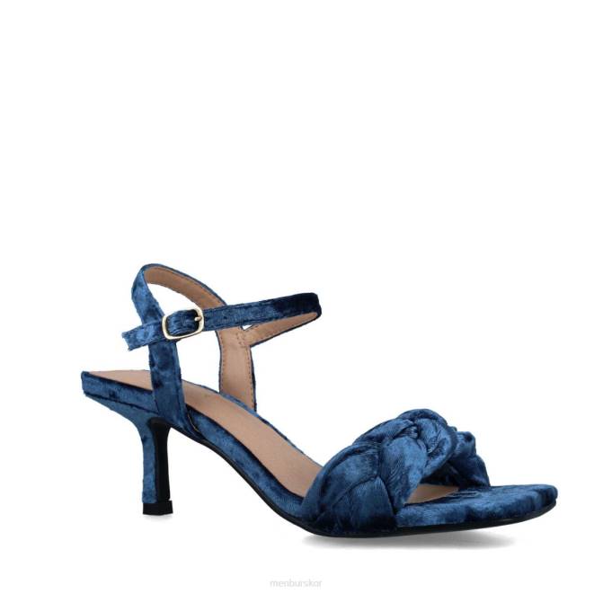 Menbur kvinnor azul claro nuummita mellan och låga klackar 608J5691