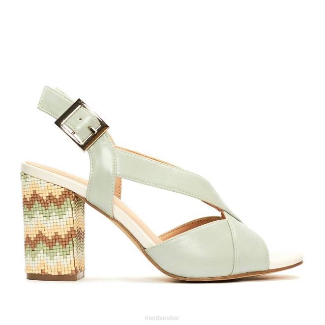 Menbur kvinnor azul claro visnadello mellan och låga klackar 608J2009