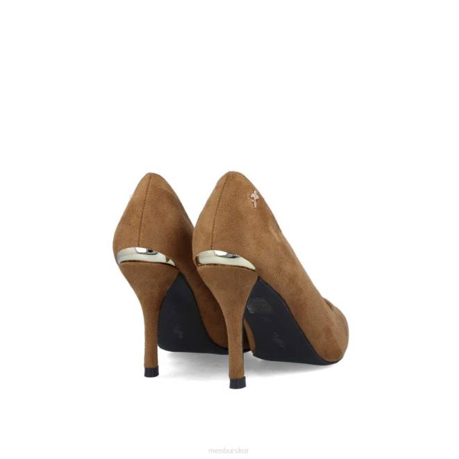 Menbur kvinnor beige botrona mellan och låga klackar 608J1717