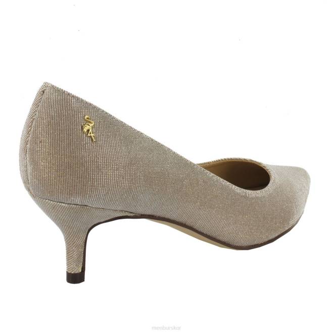 Menbur kvinnor beige carapelle mellan och låga klackar 608J1840