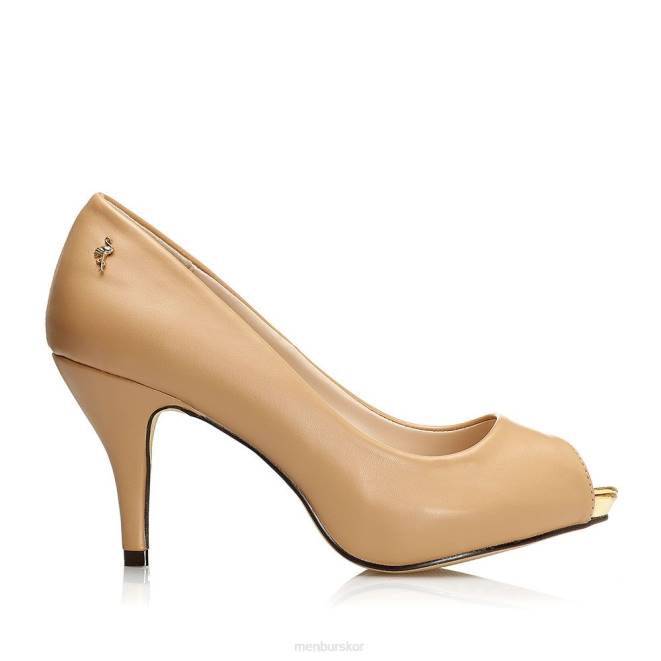 Menbur kvinnor beige dalias mellan och låga klackar 608J6037