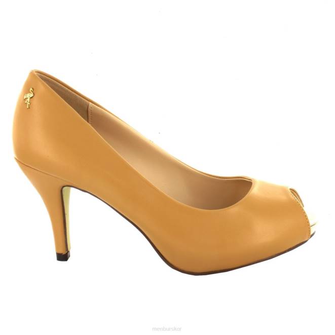 Menbur kvinnor beige dalias mellan och låga klackar 608J6037