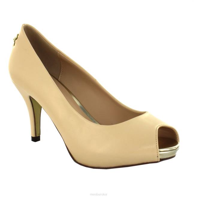 Menbur kvinnor beige dalias mellan och låga klackar 608J6041