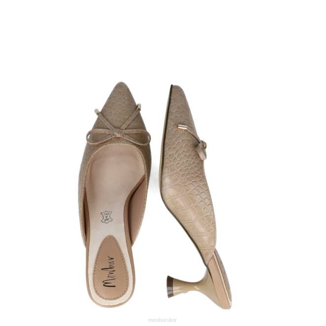 Menbur kvinnor beige eos mellan och låga klackar 608J5740